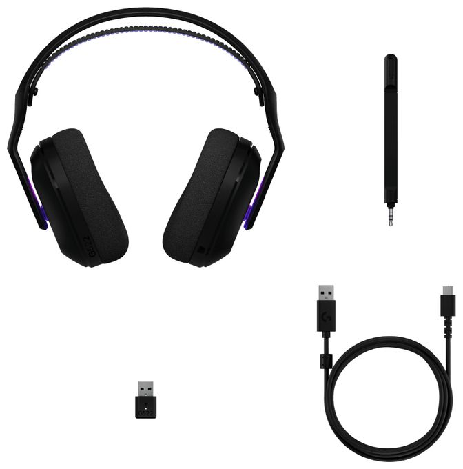 Over Ear Bluetooth Kopfhörer kabellos 90 h Laufzeit USB Typ-C  522 Lightspeed (Schwarz) 
