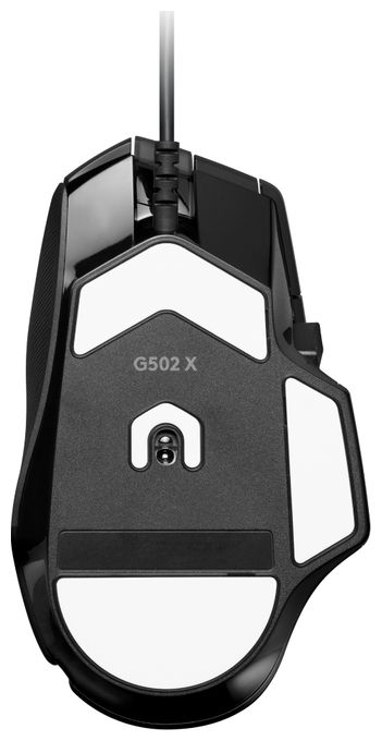 25600 DPI Gaming Maus Optisch  G502X inkl. G240 Gaming-Mauspad (Schwarz) 