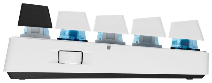 RGB-LED Gaming Tastatur RF Wireless + Bluetooth 2.4 GHz  Pro X 60 (Weiß) 