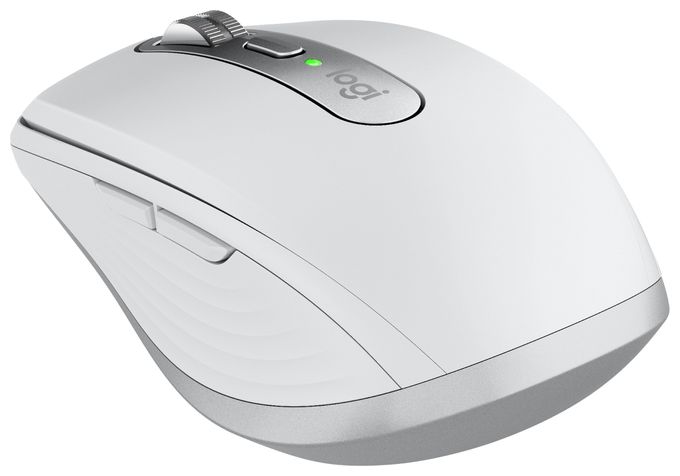 8000 DPI Büro Maus Laser  MX Anywhere 3S for Mac (Silber, Weiß) 