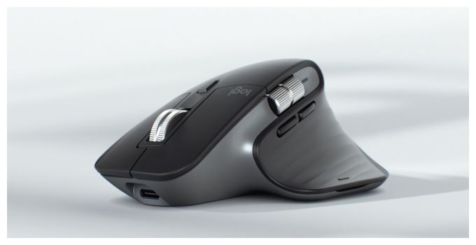 8000 DPI Büro Maus Laser  MX Master 3S for Mac (Grau) 
