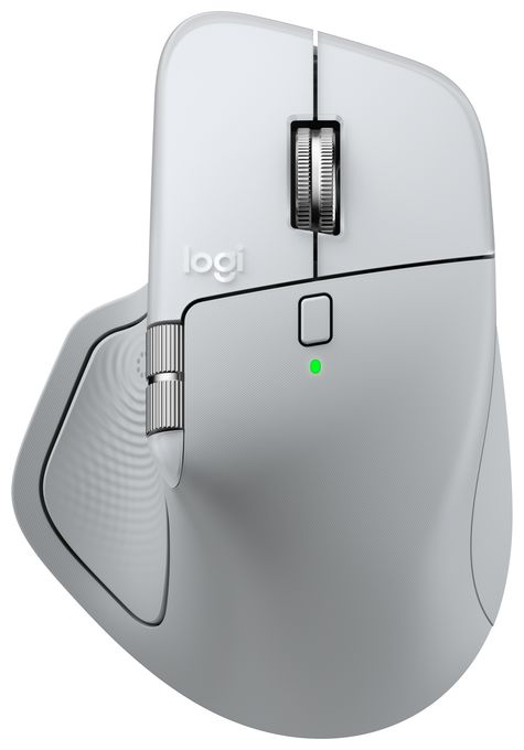 8000 DPI Büro Maus Laser  MX Master 4 for Mac (Silber, Weiß) 