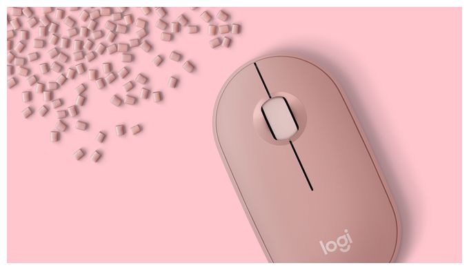 4000 DPI Reisen Maus Optisch  Pebble 2 M350s (Pink) 