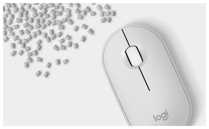 4000 DPI Reisen Maus Optisch  Pebble 2 M350s (Weiß) 