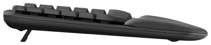 Büro Tastatur RF Wireless + Bluetooth 2.4 GHz  Wave Keys (Graphit) 