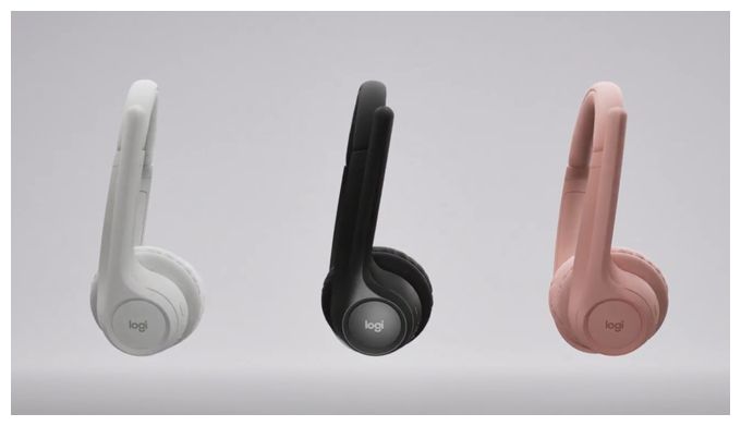 Ohraufliegender Bluetooth Kopfhörer kabellos 20 h Laufzeit  Zone 300 (Weiß) 