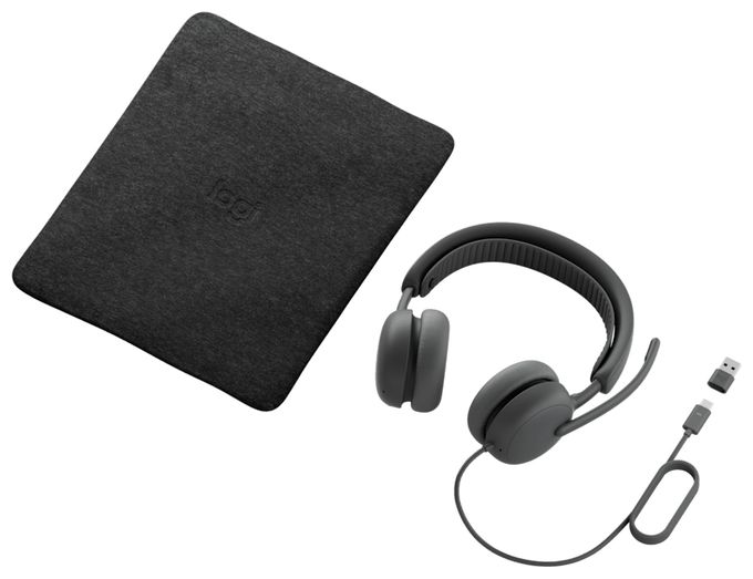 Ohraufliegender Kopfhörer Kabelgebunden USB Type-C / USB Type-A  Zone Wired 2 (Graphit) 