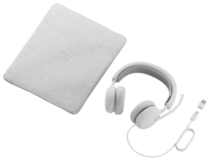 Ohraufliegender Kopfhörer Kabelgebunden USB Type-C / USB Type-A  Zone Wired 2 (Weiß) 