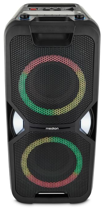 50 W Bluetooth Lautsprecher Laufzeit bis 26 h  Life-1 Pure MD400000 (Schwarz) 