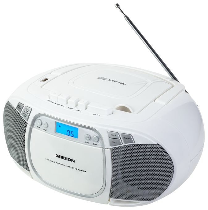 AM, FM Radio Tragbar  Life E66476 (Weiß) 