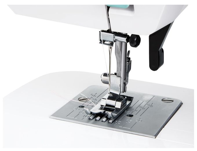 LIFE Nähmaschine SM70 (MD 11179) 12 verschiedene Stickmuster, 4-Stufen-Knopfloch, einstellbare Stichlänge, 70-Watt-Motorleistung 