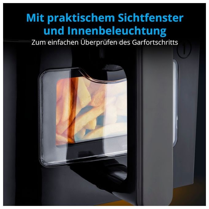 Doppel Heißluftfritteuse 8,7 l 2600 W  Life P20 XXL MD11760 (Schwarz) 