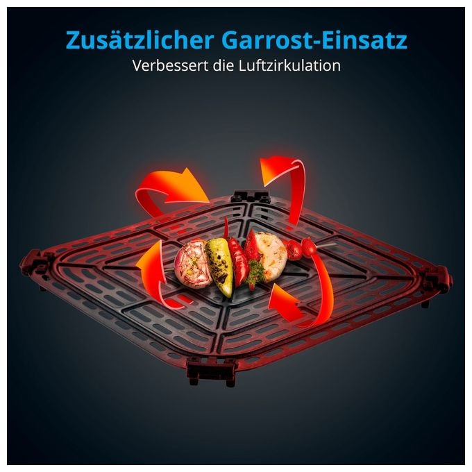 Heißluftfritteuse 5 l 1500 W  Life X10 XL MD11780 (Schwarz) 