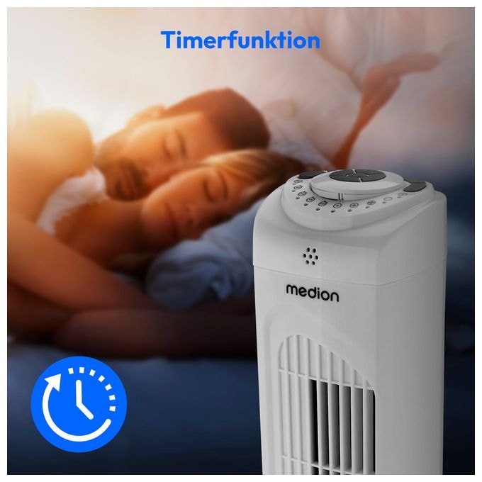 Turmventilator Stand 61 dB  Life E11TF (Weiß) 