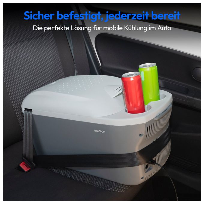 16 l Kühlbox 57 W  MD13100 (Grau, Weiß) 