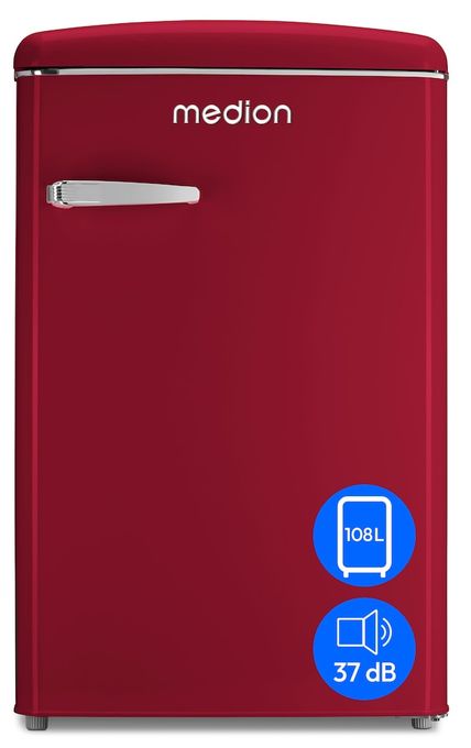 108 l / 95 l Kühlschrank freistehend EEK: D 110 kWh Jahr  MD37790 (Rot) 