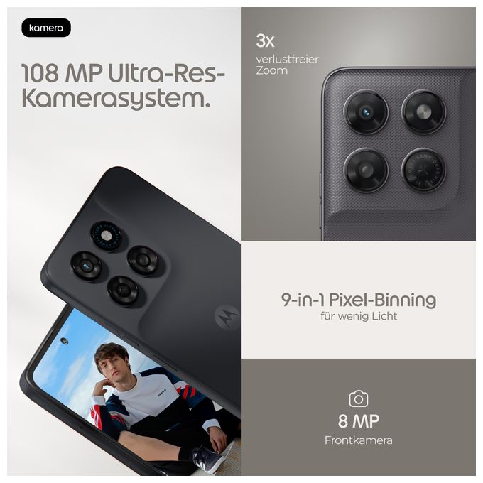 128 GB 5G Smartphone 16,9 cm (6.67 Zoll) Android 108 MP Dual Kamera Dual Sim WiFi 5 (PANTONE Impenetrable) Moto g47 