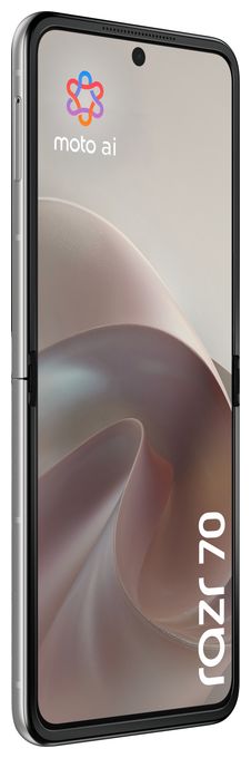 256 GB 5G Smartphone 17,5 cm (6.9 Zoll) Android 50 MP Dual Kamera Dual Sim WiFi 6E (PANTONE Bright White) Razr 70 
