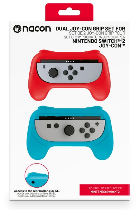 Steuerungsgrip Nintendo Switch 2  Duo Joy-Con Grip Pack (Blau, Rot) 
