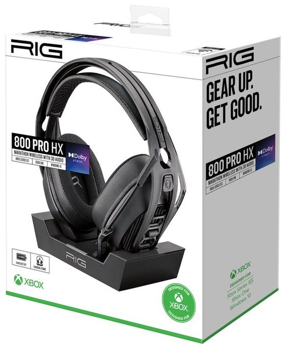Over Ear Kopfhörer kabellos 24 h Laufzeit  RIG800 Pro HX (Schwarz) 