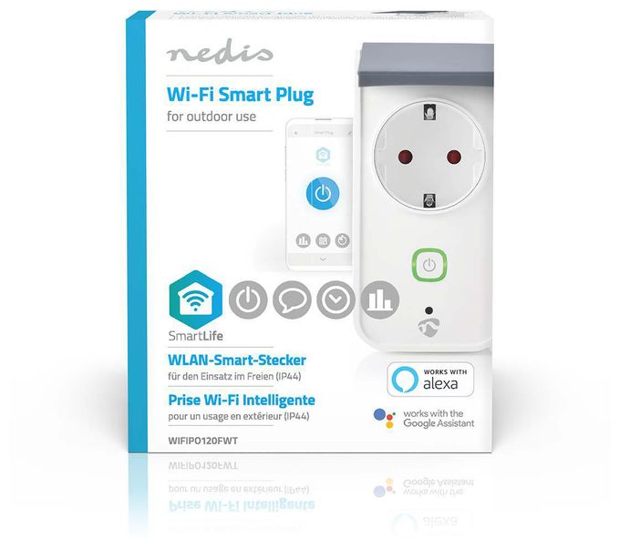 WIFIPO120FWT Smarte Outdoor Steckdose 