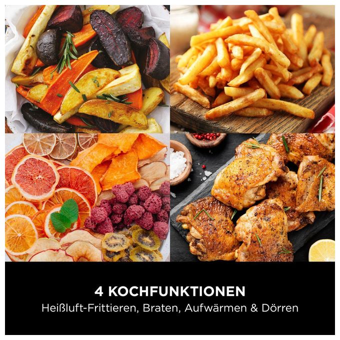 Heißluftfritteuse 6,2 l 2000 W  AF170EU (Schwarz) 