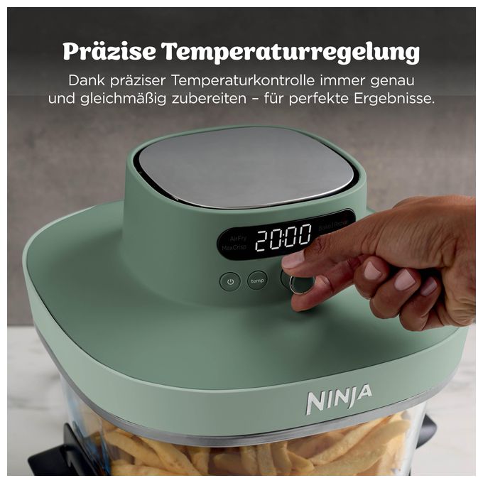 Heißluftfritteuse 5,7 l 2000 W  AS090EUGN Crispi Pro 5-in-1 (Grün) 