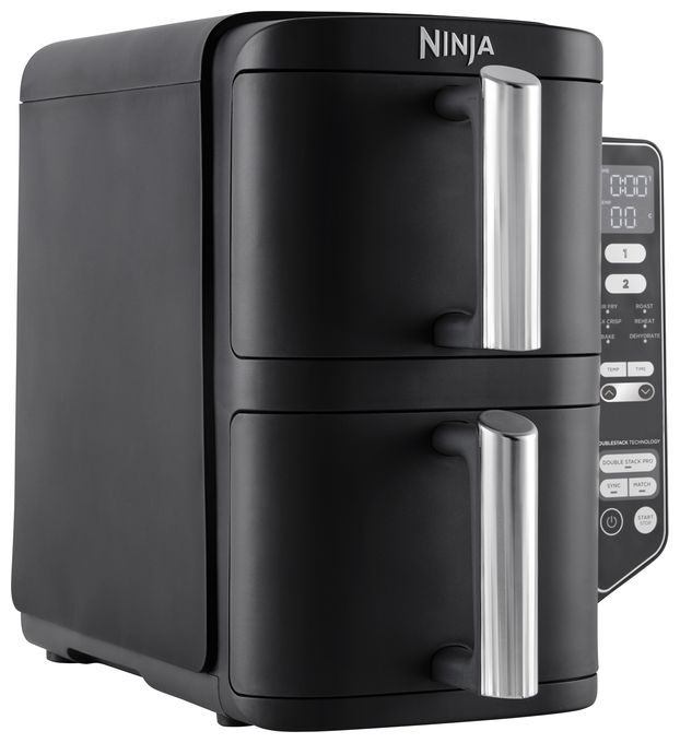 Doppel Low Fat Fritteuse 7,6 l 2470 W  SL300EU (Schwarz) 