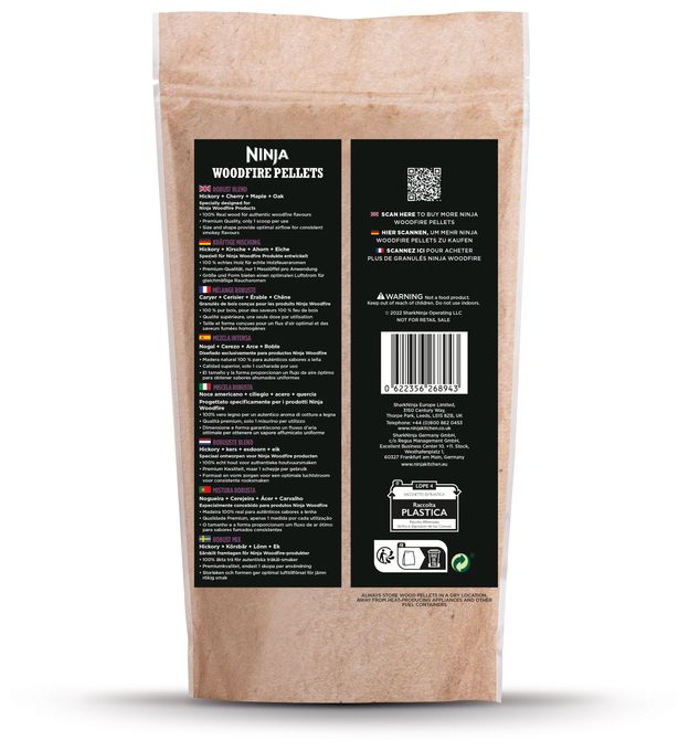 XSKOGRBPLT2EU Woodfire Pellets Robust Blend 900g 