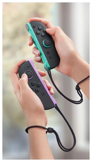 Analog / Digital Gamepad für Nintendo Switch 2 (Schwarz, Hellgrün, Violett) Joy-Con 2 