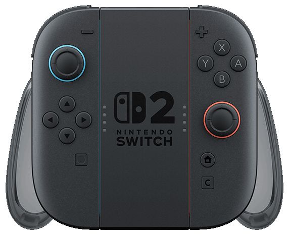 Steuerungsgrip Nintendo Switch 2 Joy-Con 2 (Schwarz, Transparent) Joy-Con 2 Aufladehalterung 