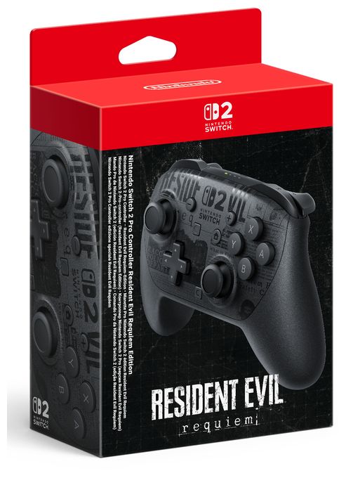 Analog / Digital Gamepad für Nintendo Switch 2  Switch 2 Pro Controller - Resident Evil Requiem Edition (Schwarz) 