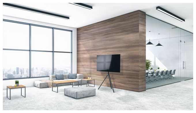 Flur Halterung 360° bis 165,1 cm (65") 30 kg WM7461 TV Stand 