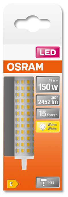 LED Lampe Röhre R7s EEK: E 2452 lm Warmweiß (2700K) entspricht 150 W Line 