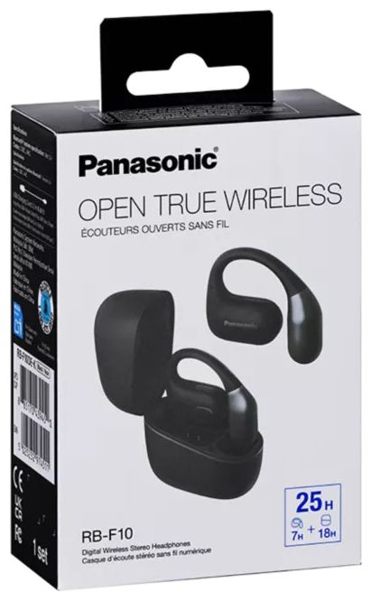 Knochenschall Bluetooth Kopfhörer kabellos 7 h Laufzeit IPX4  RB-F10DE (Schwarz) 