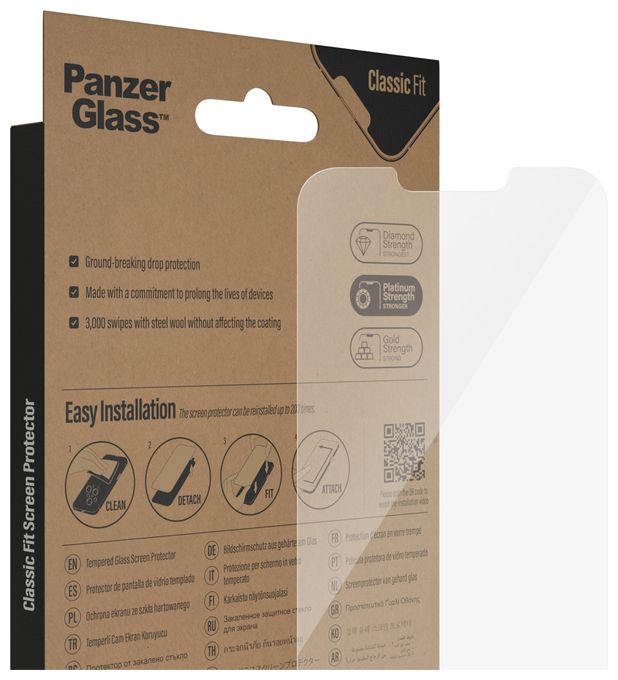 Klare Bildschirmschutzfolie Gehärtetes Glas, Polyethylenterephthalat, Silikon für  Apple Apple - iPhone 14 Plus, Apple - iPhone 13 Pro Max Kratzresistent, Schockresistent, Antibakteriell 2769 