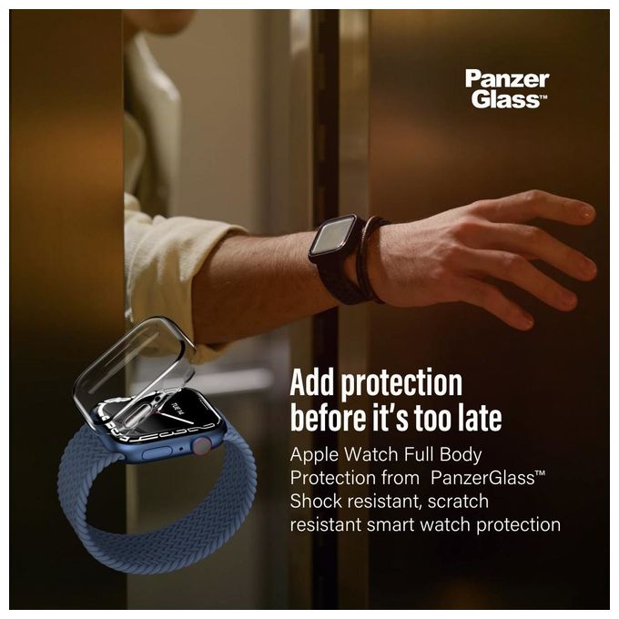 Klare Bildschirmschutzfolie gehärtetes Glas für  Apple Apple - Watch Series 4 44mm, Apple - Watch Series 5 44mm, Apple - Watch Series 6 44mm, Apple - Watch SE 44mm Kratzresistent, Schockresistent, Antibakteriell 3641 Full Body 