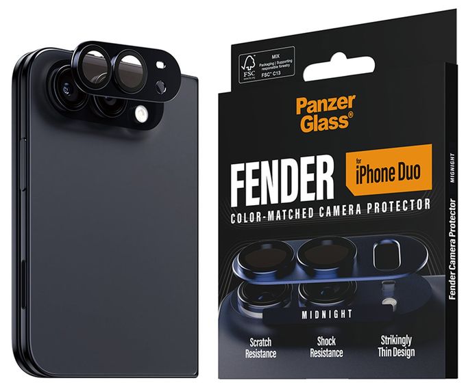 Fender Kameraschutz Midnight iPhone Duo 
