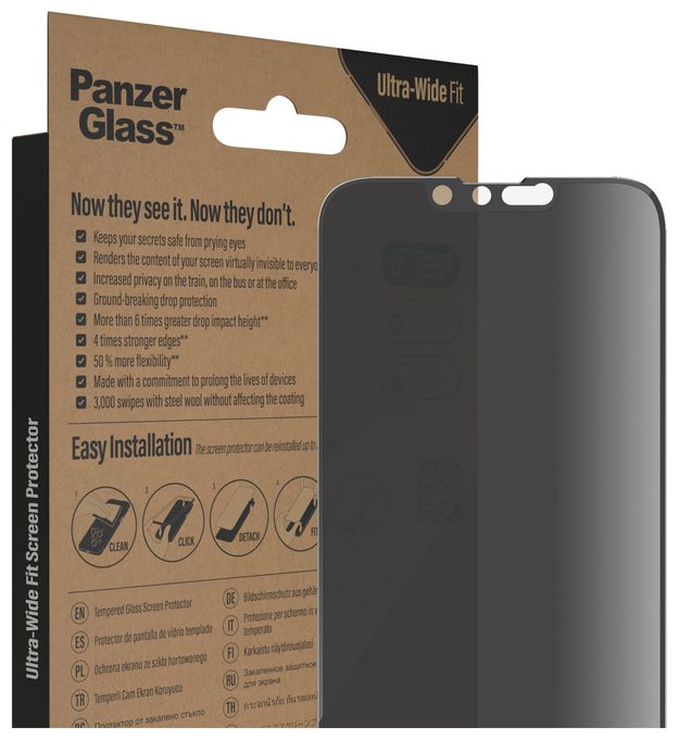 Klare Bildschirmschutzfolie Gehärtetes Glas, Polyethylenterephthalat, Silikon für  Apple Apple - iPhone 14, Apple - iPhone 13, Apple - iPhone 13 Pro Kratzresistent, Schockresistent, Antibakteriell P2783 