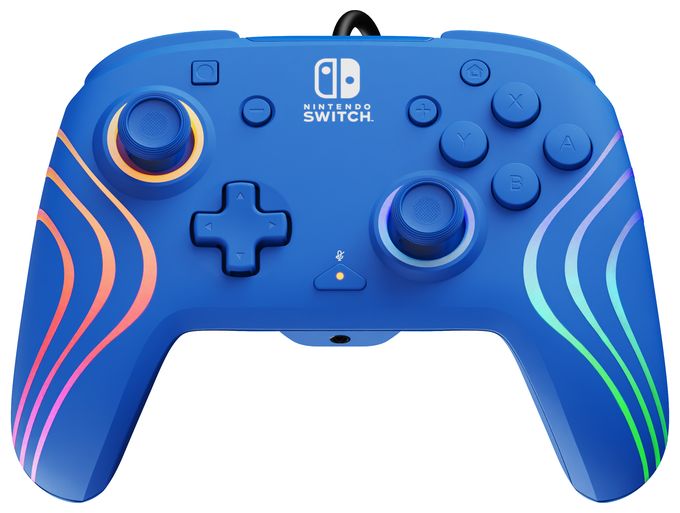 Analog / Digital Gamepad für Nintendo Switch, Nintendo Switch OLED  Afterglow Wave (Blau) 