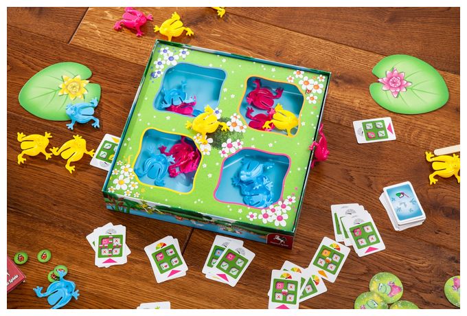 Brettspiel bis zu 4 Spielern ab 6 Jahr(e) 65503G Happy Hopping 
