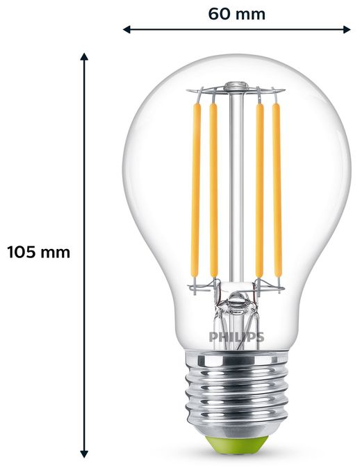 LED Lampe Globe E27 EEK: A 485 lm Warmweiß (3000K) entspricht 40 W 8719514343726 