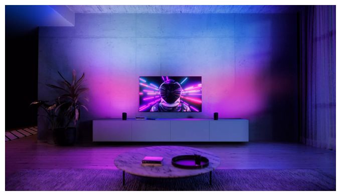 Intelligente Tischleuchte Multi Hue Play Wallwasher 