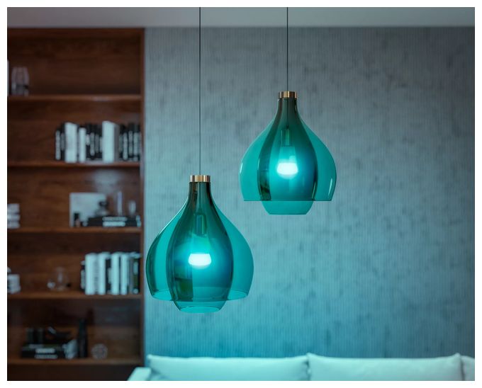 LED Set für intelligente Beleuchtung Multi AC Hue White & Color Ambiance Starter-Set: E27 A60 Doppelpack 