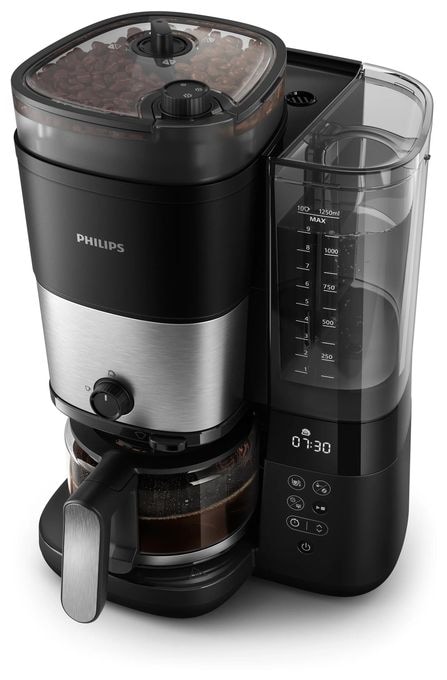 10 Tassen Filterkaffeemaschine 1,2 l  HD7900/01 All-in-1 Brew (Schwarz) 