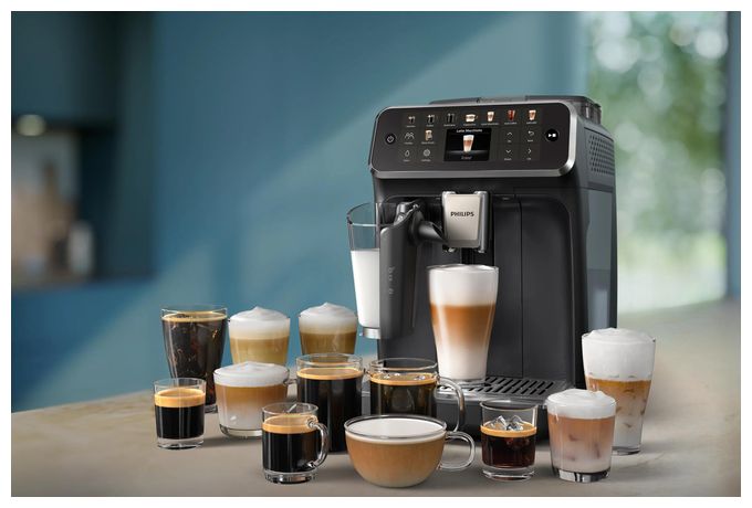 Kaffeevollautomat 15 bar 1,8 l 275 g  Series 5500 EP5541/50 LatteGo (Schwarz) 