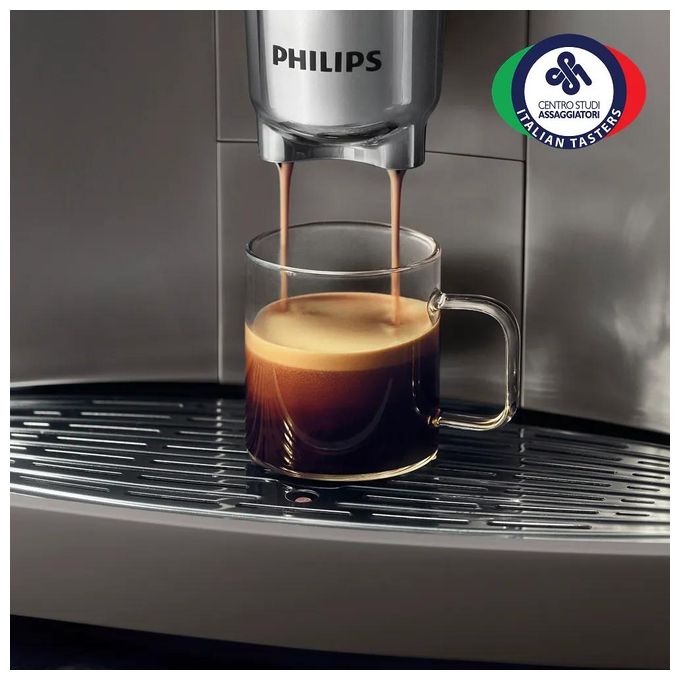 Kaffeevollautomat 15 bar 1,9 l 275 g (Cashmere Grey) Series 6000 EP6551/91 LatteGo Pro Aromis 