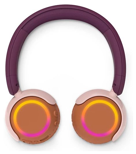 Ohraufliegender Bluetooth Kopfhörer kabellos 45 h Laufzeit (Orange, Violett, Rose) TAK4200MP/00 