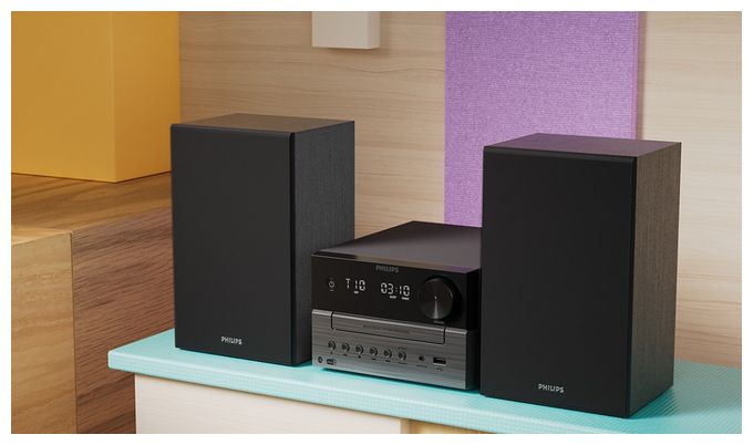 2 Kanäle Heim-Audio-Mikrosystem DAB, DAB+ 20 W Bluetooth  TAM3505M2/12 (Schwarz) 
