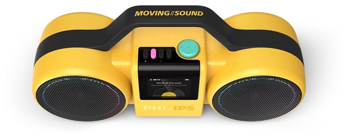 60 W Bluetooth Lautsprecher IP67 Laufzeit bis 24 h  TAMS60 The Roller (Gelb) 